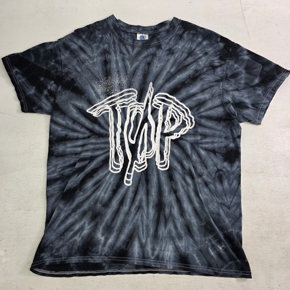 Colortone Other - Twenty One Pilots Official TOP Logo Gray Wash Tie Dye Men's T-Shirt Sz L EUC‎